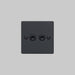 Buster + Punch 2G Toggle Light Switch Black