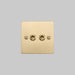Buster + Punch 2G Toggle Light Switch Brass