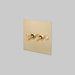 Buster + Punch 2G Toggle Light Switch Brass