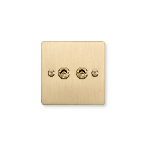 Buster + Punch 2G Toggle Light Switch Brass