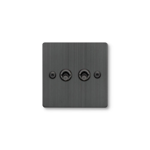 Buster + Punch 2G Toggle Light Switch Smoked Bronze