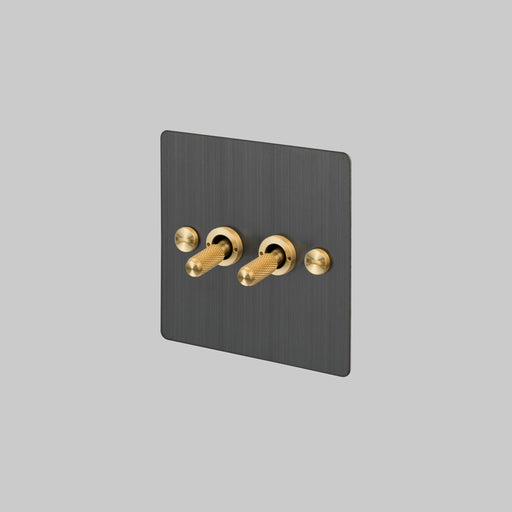 Buster + Punch 2G Toggle Light Switch Smoked Bronze