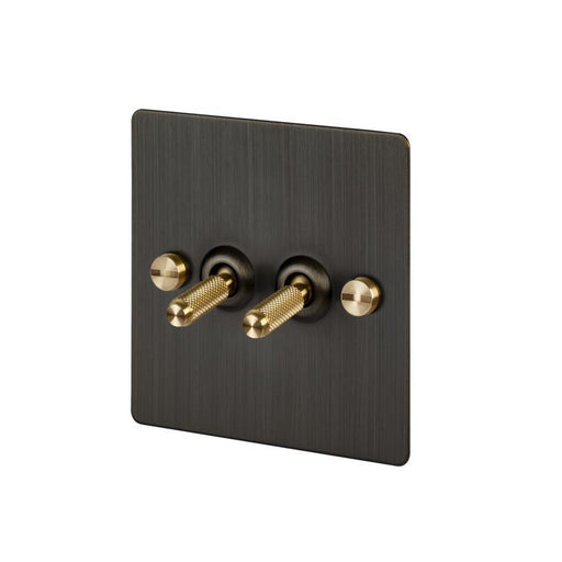 Buster + Punch 2G Toggle Light Switch Smoked Bronze