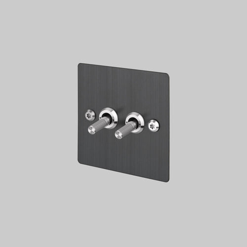 Buster + Punch 2G Toggle Light Switch Smoked Bronze