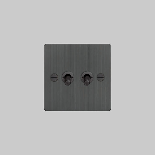 Buster + Punch 2G Toggle Light Switch Smoked Bronze