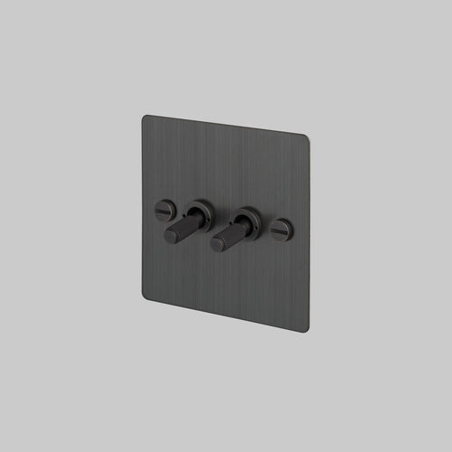 Buster + Punch 2G Toggle Light Switch Smoked Bronze