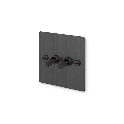 Buster + Punch 2G Toggle Light Switch Smoked Bronze