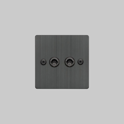 Buster + Punch 2G Toggle Light Switch Smoked Bronze
