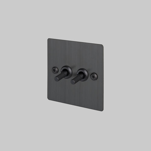Buster + Punch 2G Toggle Light Switch Smoked Bronze