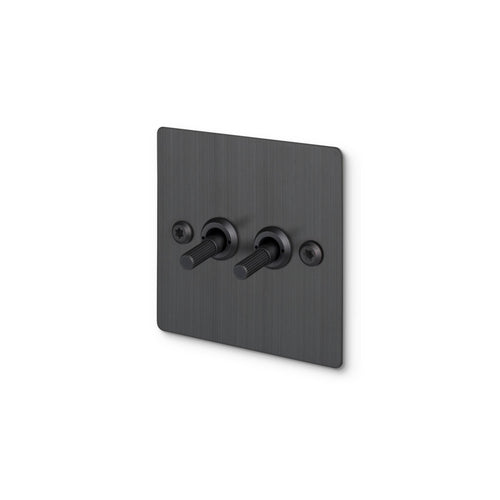 Buster + Punch 2G Toggle Light Switch Smoked Bronze