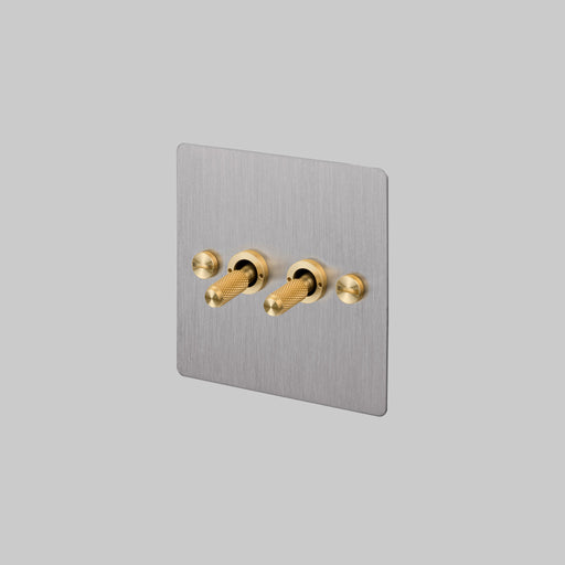 Buster + Punch 2G Toggle Light Switch Steel