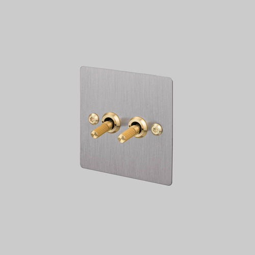 Buster + Punch 2G Toggle Light Switch Steel