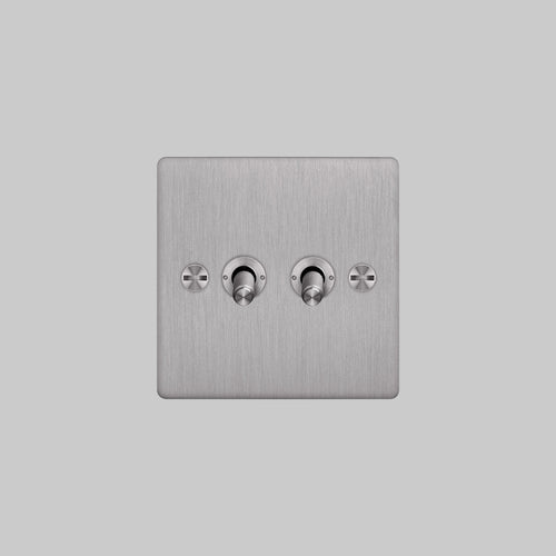 Buster + Punch 2G Toggle Light Switch Steel