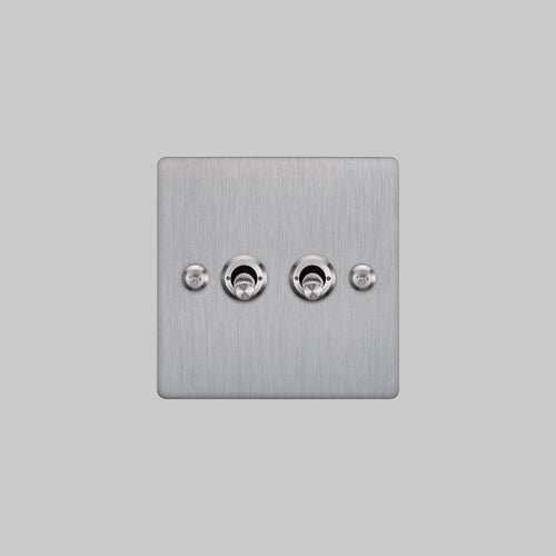 Buster + Punch 2G Toggle Light Switch Steel