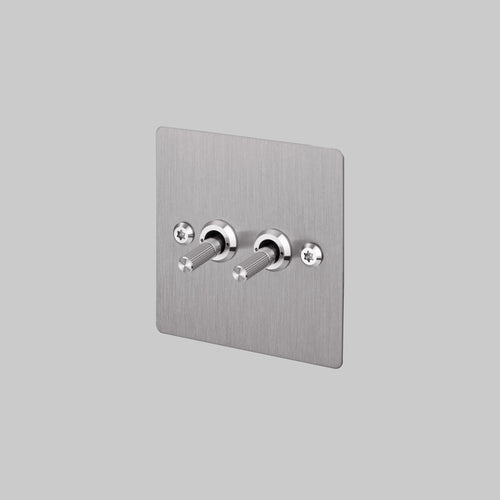 Buster + Punch 2G Toggle Light Switch Steel