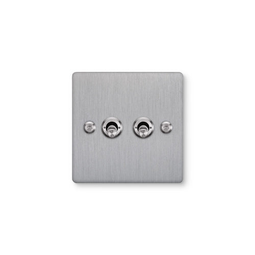 Buster + Punch 2G Toggle Light Switch Steel