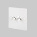 Buster + Punch 2G Toggle Light Switch White
