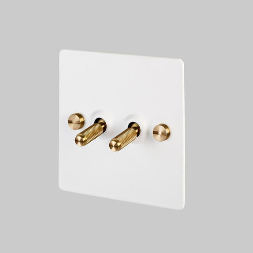 Buster + Punch 2G Toggle Light Switch White