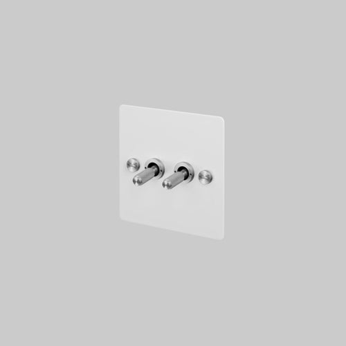 Buster + Punch 2G Toggle Light Switch White