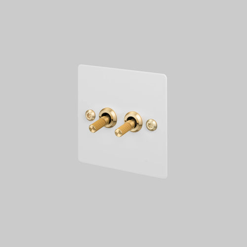 Buster + Punch 2G Toggle Light Switch White