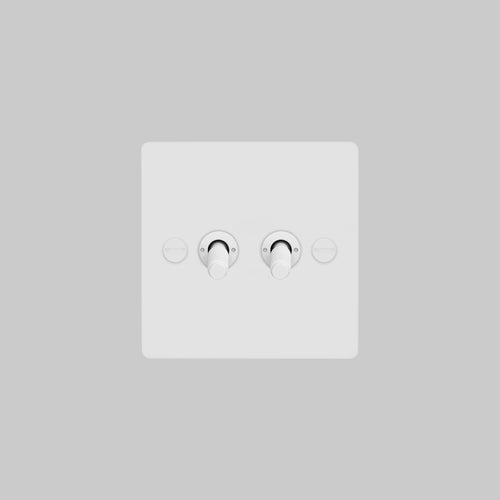 Buster + Punch 2G Toggle Light Switch White