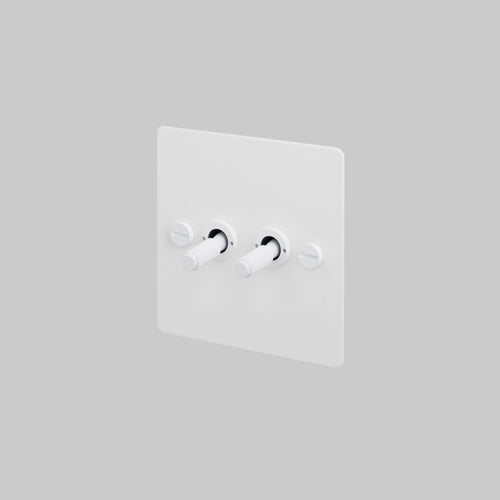 Buster + Punch 2G Toggle Light Switch White