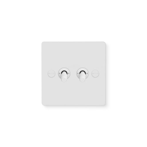 Buster + Punch 2G Toggle Light Switch White