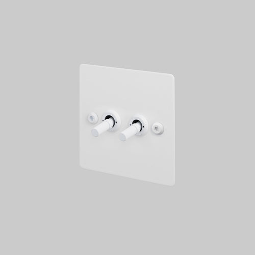 Buster + Punch 2G Toggle Light Switch White