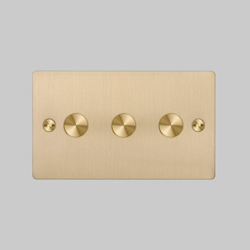 Buster + Punch 3G Dimmer Switch Brass