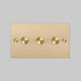 Buster + Punch 3G Dimmer Switch Brass