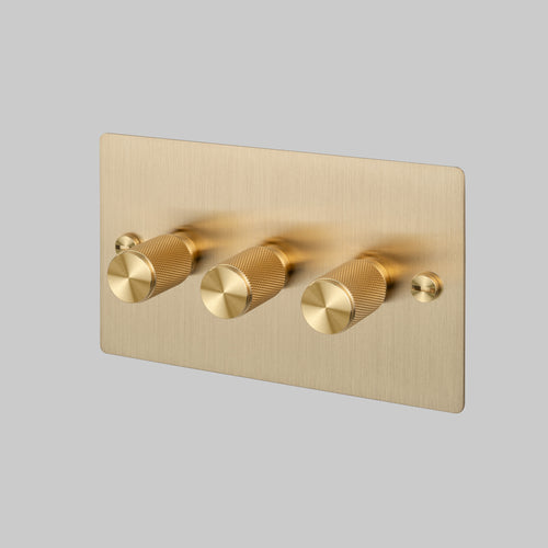 Buster + Punch 3G Dimmer Switch Brass