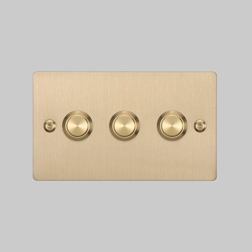 Buster + Punch 3G Dimmer Switch Brass