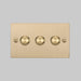 Buster + Punch 3G Dimmer Switch Brass