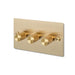 Buster + Punch 3G Dimmer Switch Brass