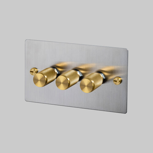 Buster + Punch 3G Dimmer Switch Steel