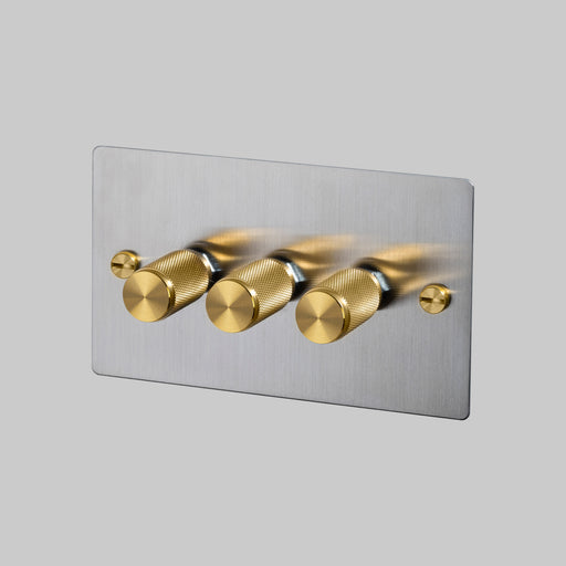 Buster + Punch 3G Dimmer Switch Steel