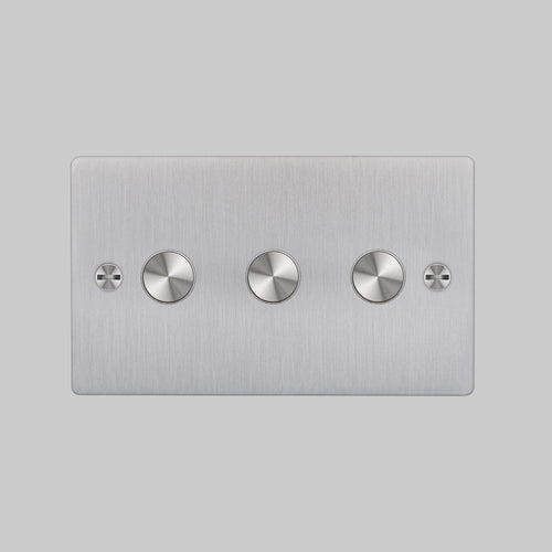 Buster + Punch 3G Dimmer Switch Steel