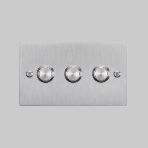 Buster + Punch 3G Dimmer Switch Steel