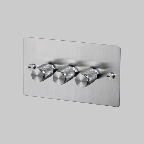 Buster + Punch 3G Dimmer Switch Steel