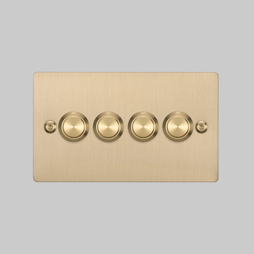 Buster + Punch 4G Dimmer Switch Brass