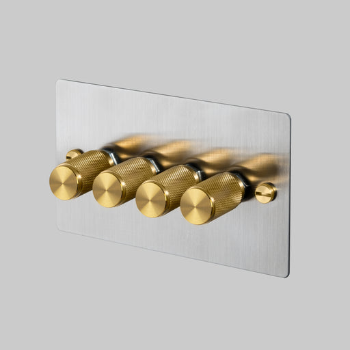 Buster + Punch 4G Dimmer Switch Steel