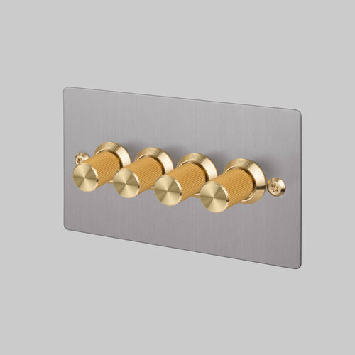 Buster + Punch 4G Dimmer Switch Steel
