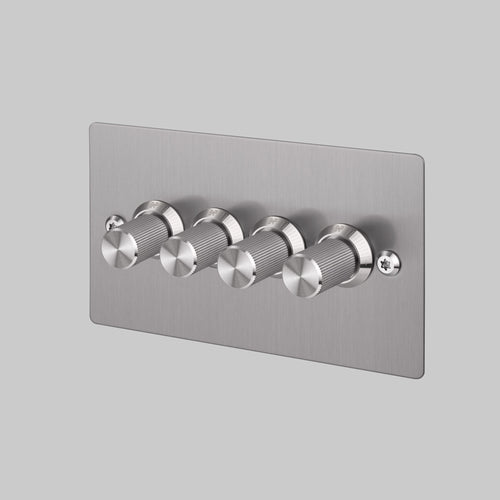 Buster + Punch 4G Dimmer Switch Steel