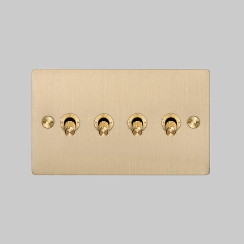 Buster + Punch 4G Toggle Light Switch Brass