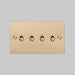 Buster + Punch 4G Toggle Light Switch Brass
