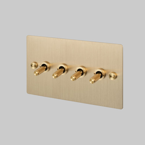 Buster + Punch 4G Toggle Light Switch Brass