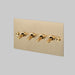 Buster + Punch 4G Toggle Light Switch Brass