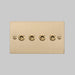 Buster + Punch 4G Toggle Light Switch Brass
