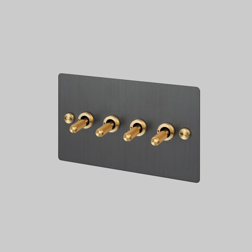 Buster + Punch 4G Toggle Light Switch Smoked Bronze
