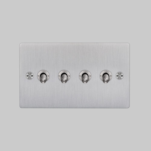 Buster + Punch 4G Toggle Light Switch Steel